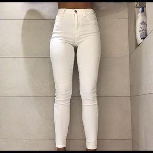American Eagle White Jeggings